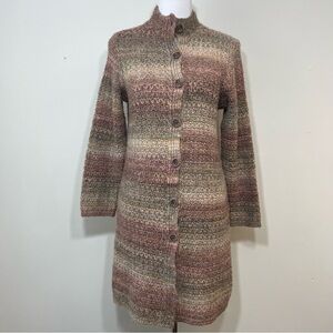 J. JILL Wool Alpaca Blend Long Cardigan